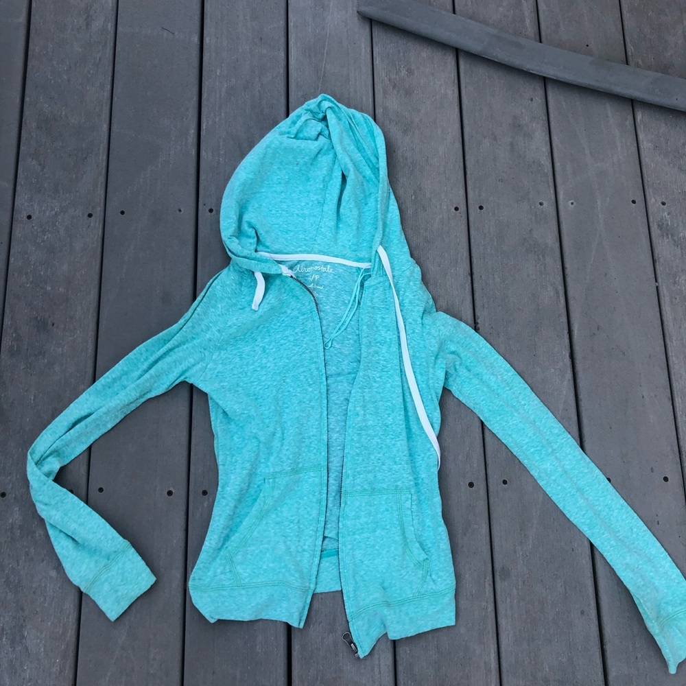 Aeropostale light zip up sweat shirt